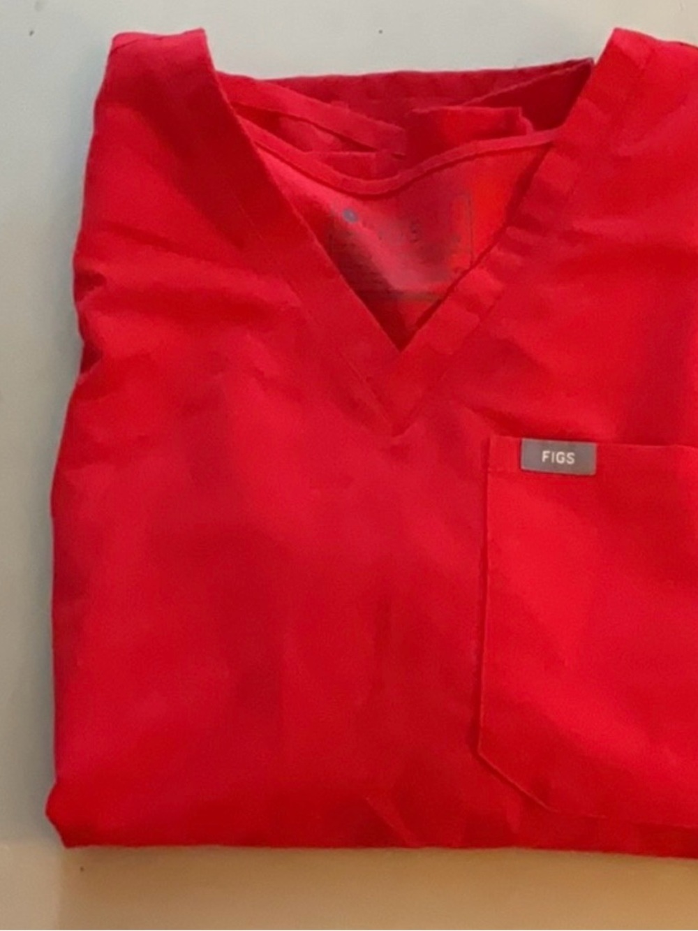 FIGS winning red scrub set